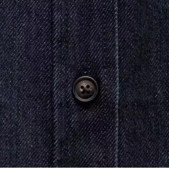 NWT Zara Button Down Denim Dress XS - Picture 5 of 16